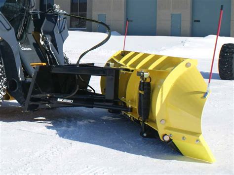 snow wolf skid steer plow|industrial snow plow skid steer.